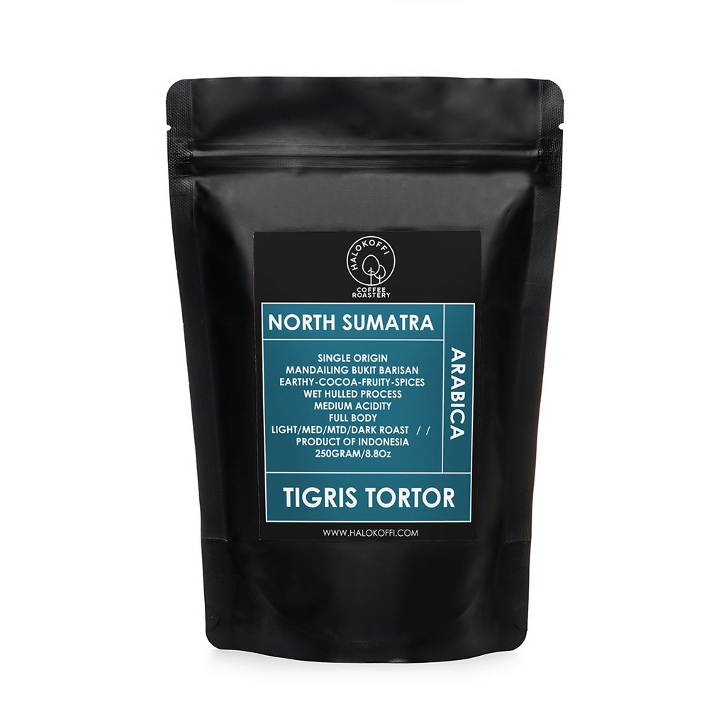 

KOPI ARABIKA MANDAILING TIGRIS TORTOR 250 GRAM BIJI / BUBUK