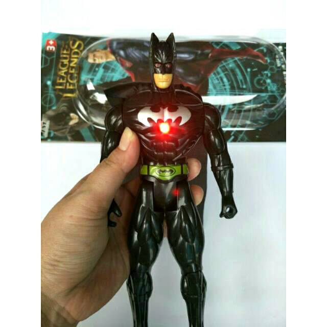 Robot Batman Lampu Figurin Besar Mainan Anak Laki Murah