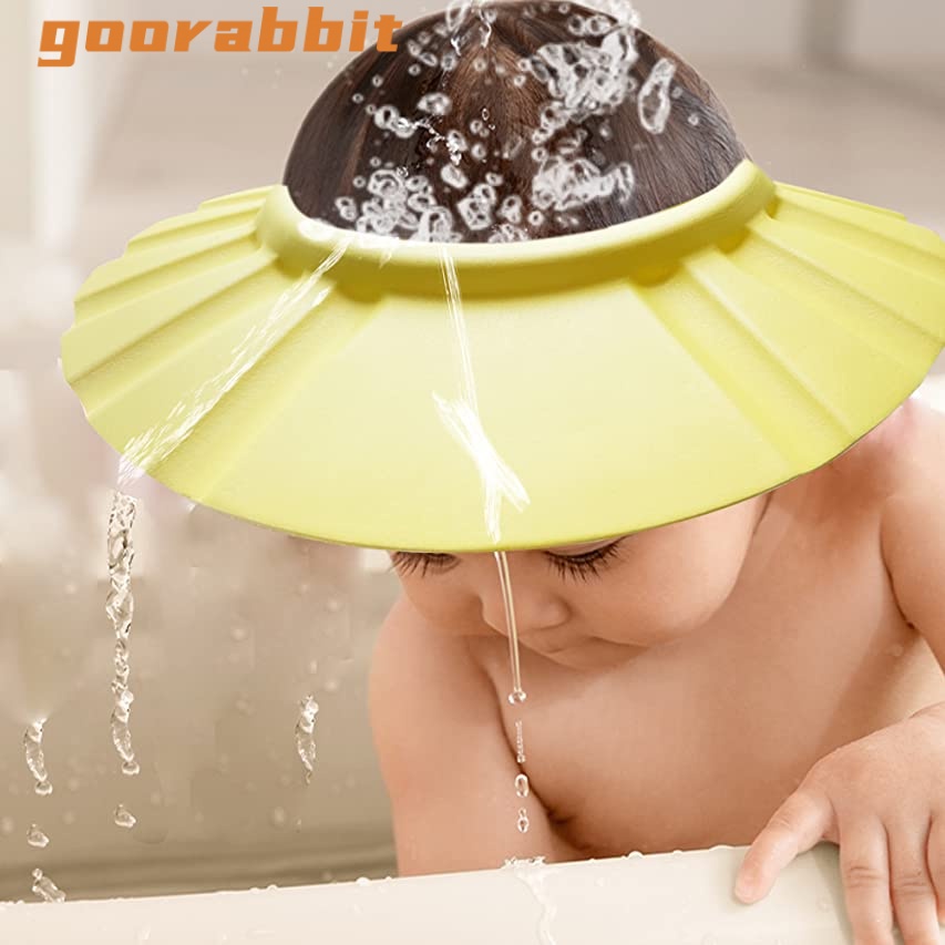 Topi shower cap Lembut adjustable Proteksi Mata Bayi / Anak