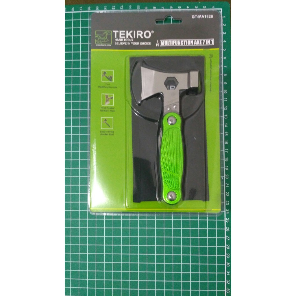 TEKIRO - KAPAK KAMPAK MULTIFUNCTION AXE 7 IN 1 - ORIGINAL - MURAH