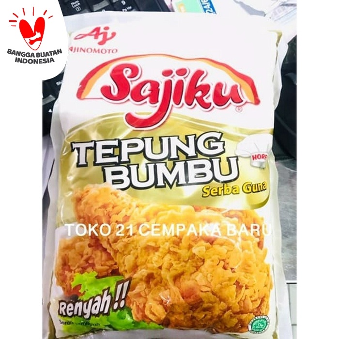 

pakai-siap-tepung-bumbu-tepung- sajiku tepung bumbu serbaguna 900 gram | ajinomoto sajiku tepung