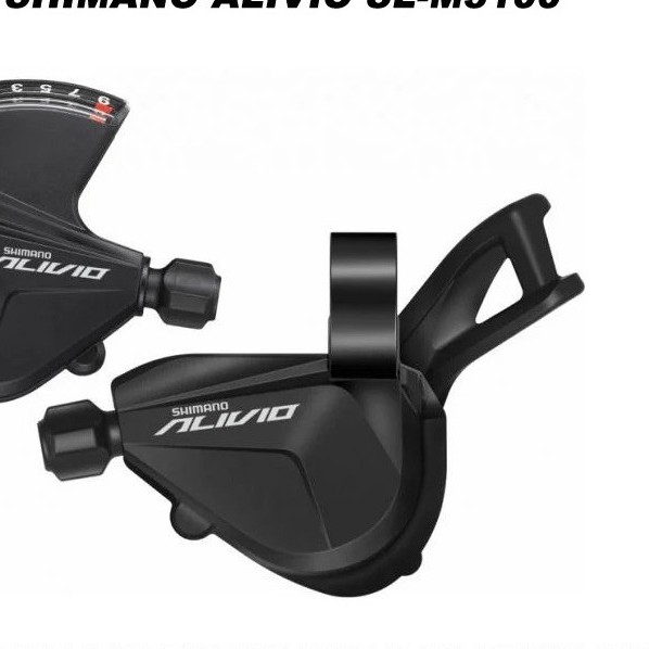 SHIFTER SEPEDA SHIMANO ALIVIO SL M3100 RAPIDFIRE PLUS 9 SPEED ORIGINAL-2