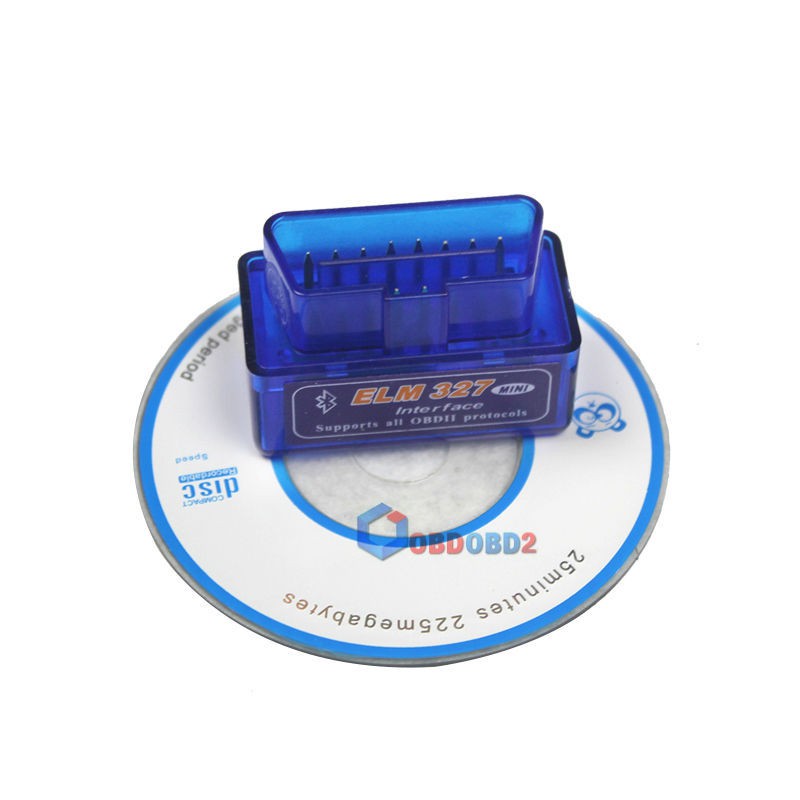 Alat Uji Otomotif Super MINI ELM327 Bluetooth OBD2 V2.1