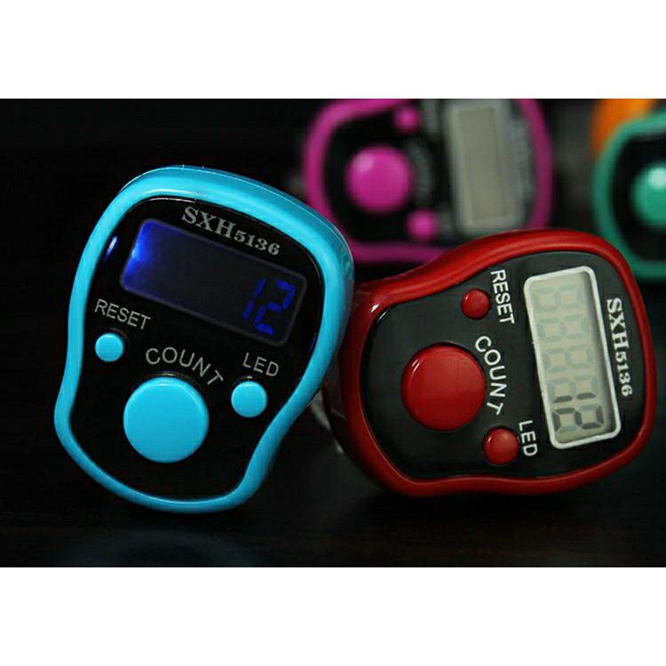 ☛TK☚ R487 Tasbih Digital LED / Tally Counter LED Lampu Free Kotak Dzikir Digital Counter Box Mika Miniatur Arab Sholat / Digital Counter LED