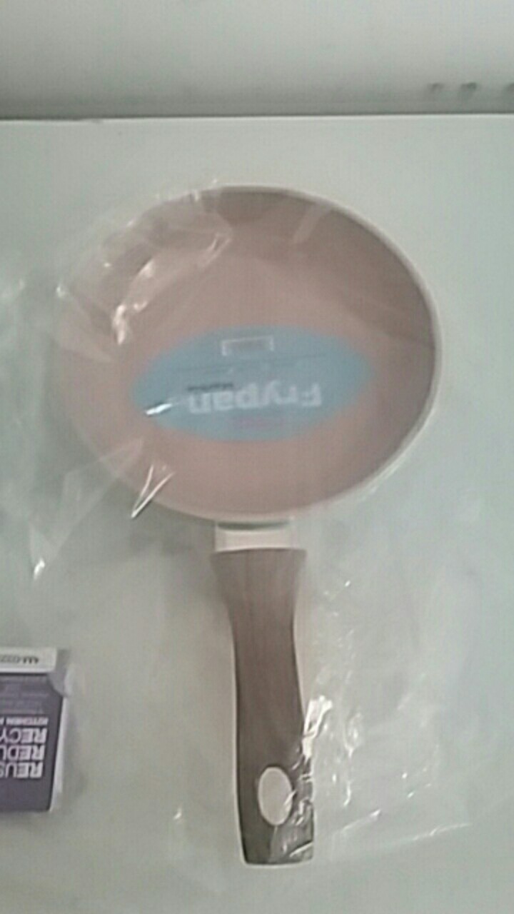 Cypruz Fp0692 16cm Fry Pan Mini Marble Coating Gagang Kayu Marbel