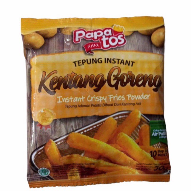 Papatos Tepung Kentang Goreng 50g