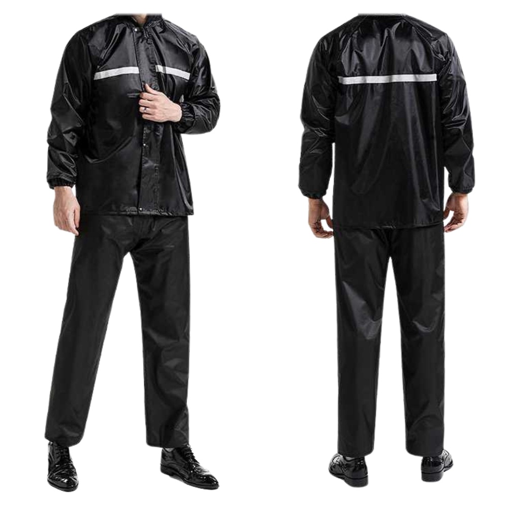 Jas Hujan Rhodey Pole Motor Size L - T1 - Black