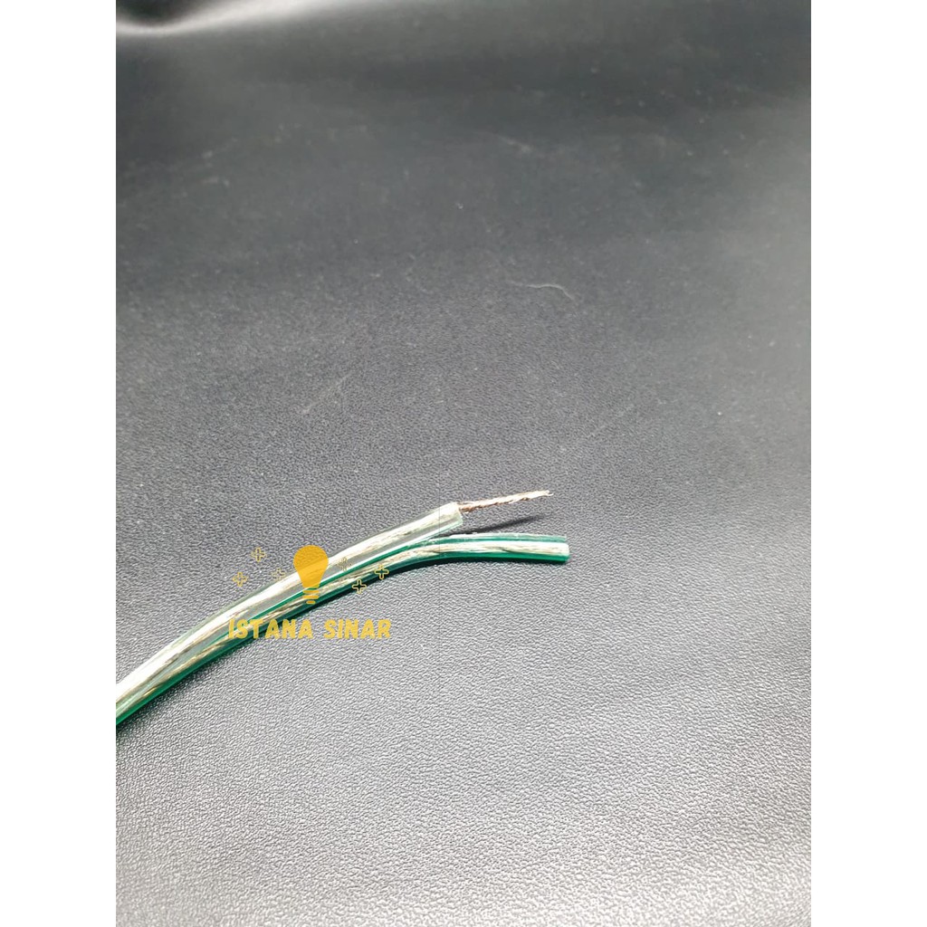 Kabel Listrik Transparan Ekonomis 2 x 50 / Kabel Audio / Kabel Serabut