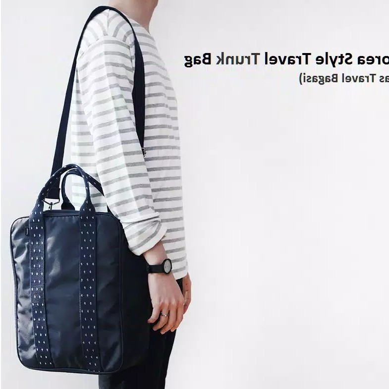 Travel Trunk Bag Tas Selempang  Pria Tas Travel Messenger Bag