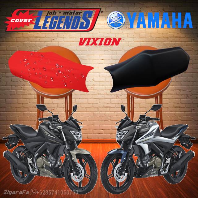 Cover Jok VIXION NEW 150 Anti Air / Sarung Mantel Jok Aksesoris Motor