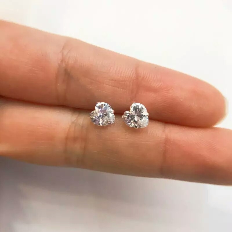 Anting Giwang diamond zircon Model love anti luntur anti iritasi jaminan 100%