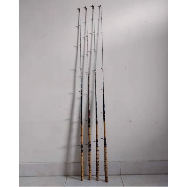 Joran Bambu Cendani Airbrush Joran Cekrikan utk Mancing ikan apa saja