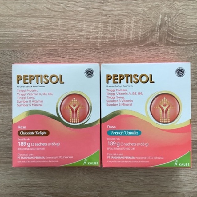 

Peptisol Vanilla Coklat SUSU NUTRISI PASCA OPERASI