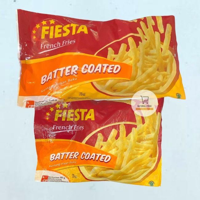 

Fiesta French Fries Batter Coated Kentang Keju Fiesta 500gr / 1kg