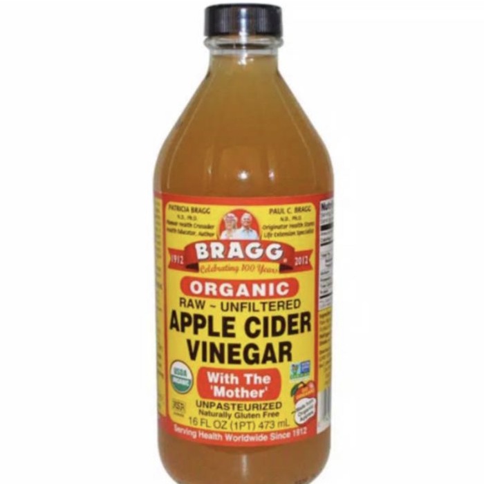 

(BISA COD) Bragg Apple cider Vinegar 473ml original