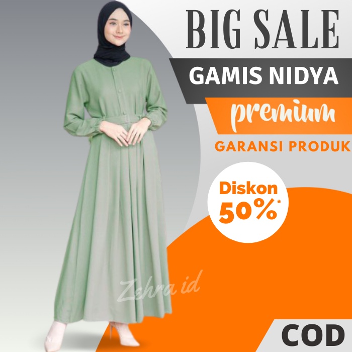 Baju Kondangan Wanita Kekinian Ibu Muslim Terbaru 2021 Gamis Dewasa Pengajian Pesta Simple Busui Mur