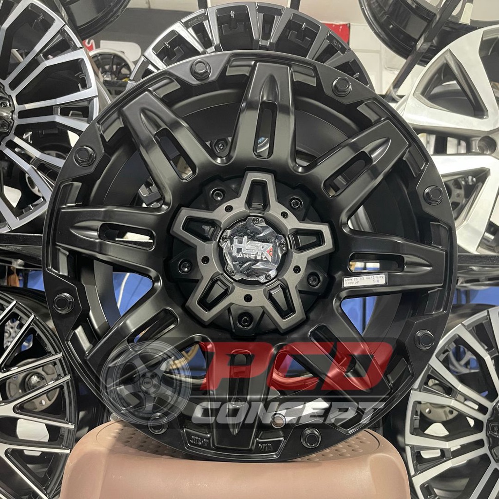 VELG MOBIL RACING OFFROAD R16 LOBANG 6X139,7 SURABAYA - RADAK 895 HSR R16X8 H6X139,7 ET10 MB