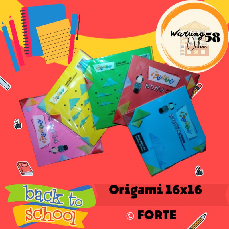 

origami/kertas lipat 16x16
