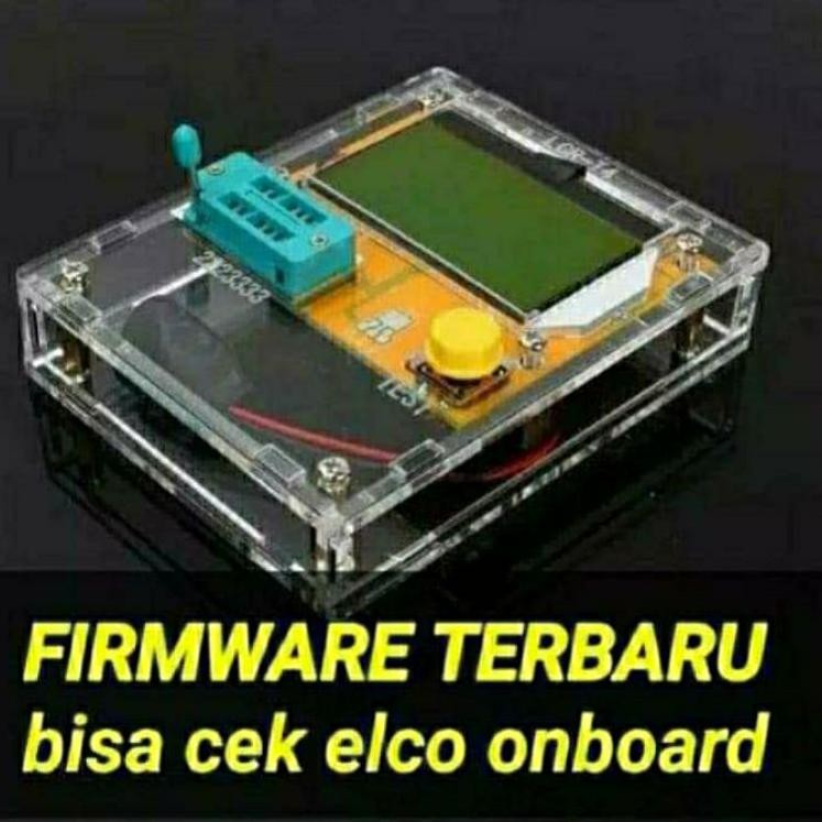 Banyak Dipakai.. ESR METER T4 FIRMWARE TERBARU PLUS CASING lcr smart tester kode 01