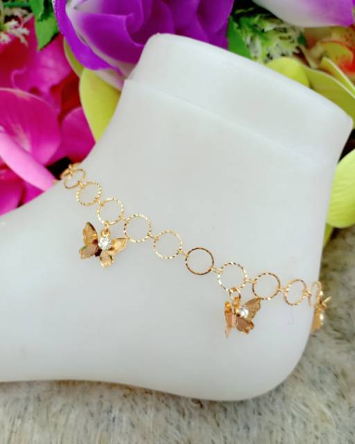 Xuping Gelang kaki kupu-kupu