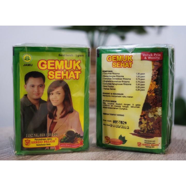 

Store Snack Jamu Jamu Super Serbuk Gemuk Sehat Sabdo Palon Isi 10 Sachet