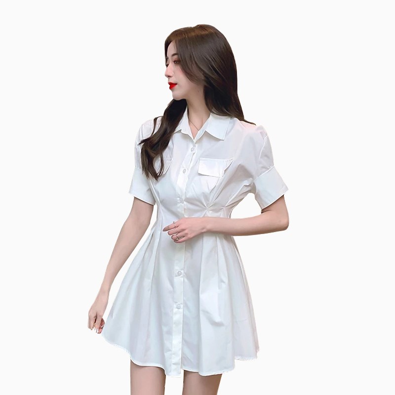 Baju Tunik Kemeja Marsha Lengan pendek Wanita