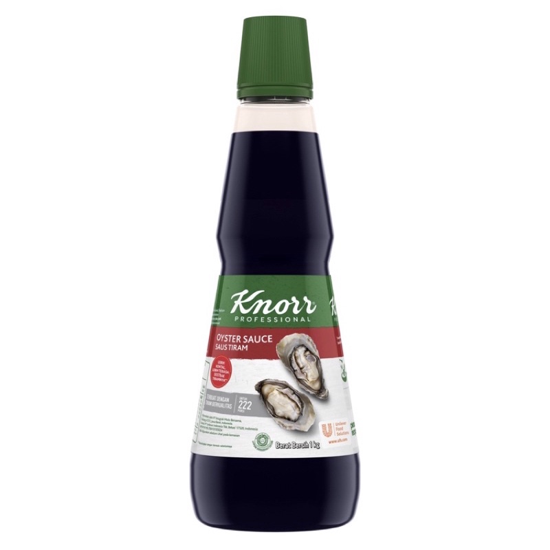 

KNORR Oyster Sauce 1Kg/Knorr Saus Tiram/Botol Plastik 1 kg