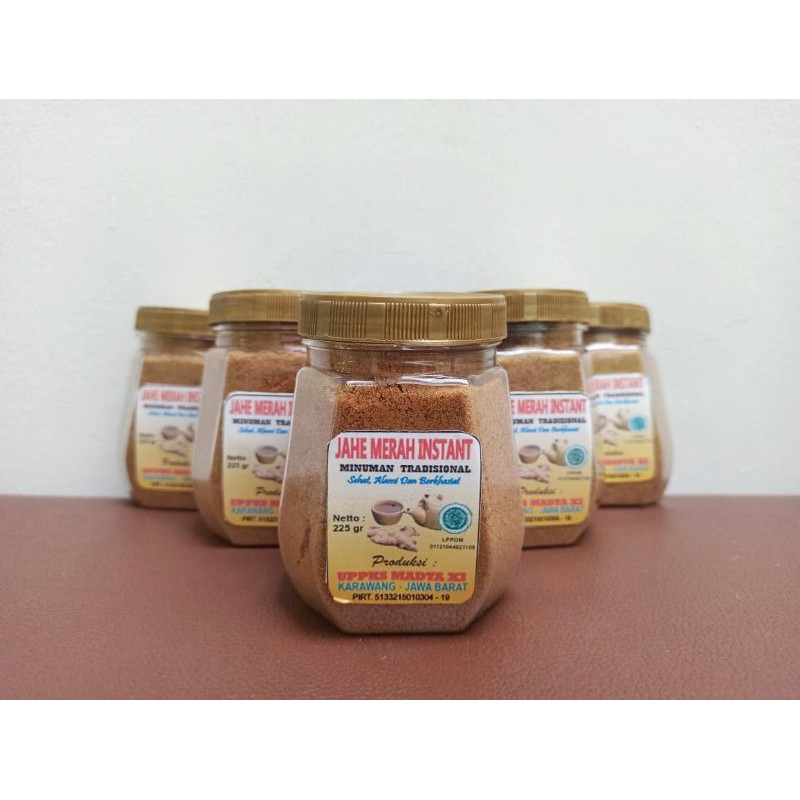 

Jahe merah dan kunyit instan toples