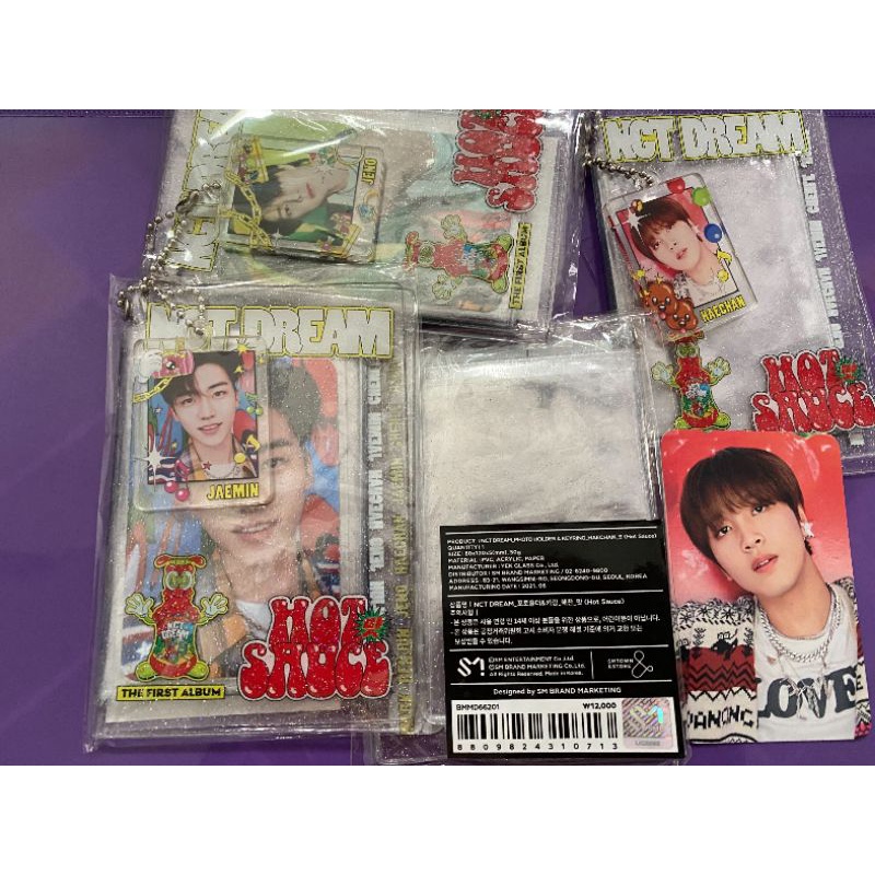 NCT DREAM PHOTO HOLDER & KEYRING - 맛 (Hot Sauce)