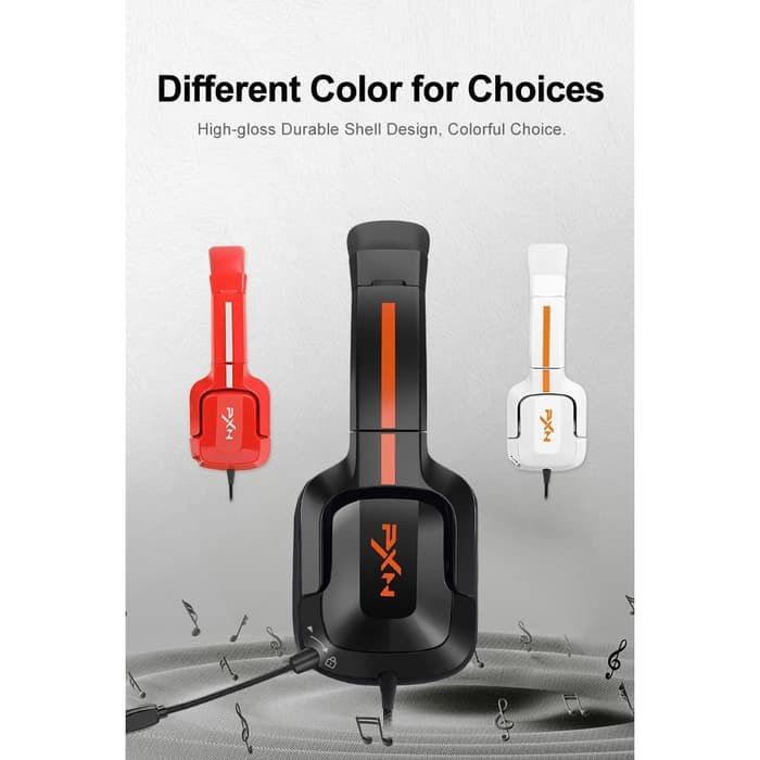 AKN88 - PXN U305 Gaming Lightweight 40MM Headset Microphone Earphone
