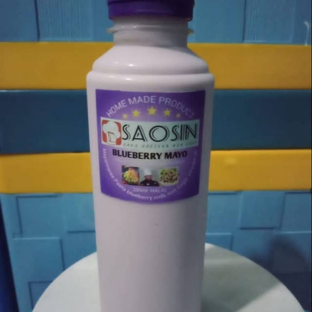 

(SAOSIN) Saos bluberry mayo, straw mayo, hot mayo, thousan island, keju mayo, honey mayo