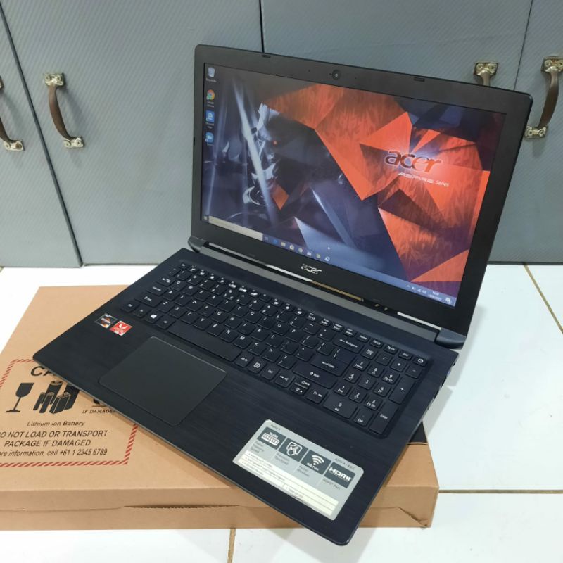 Laptop Acer Aspire 3 A315-41 AMD RYZEN 3 - 2200U Vga  Amd Radeon Vega 3 Graphics Ram 8GB / 1Tb Layar 15,6 Inch Gaming Editing Ngebut