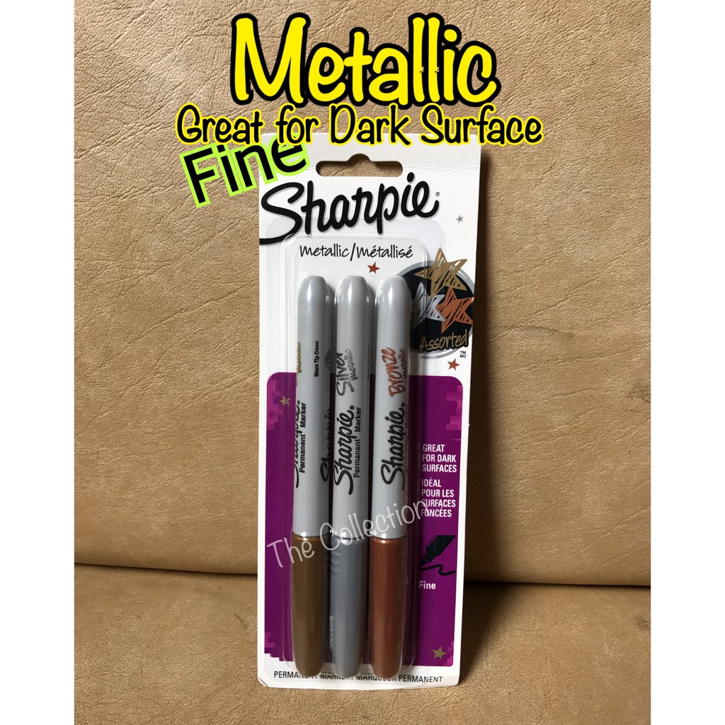 

ATK0423SH isi 3 warna Metallic Gold Silver Bronze 1823815 Sharpie Fine