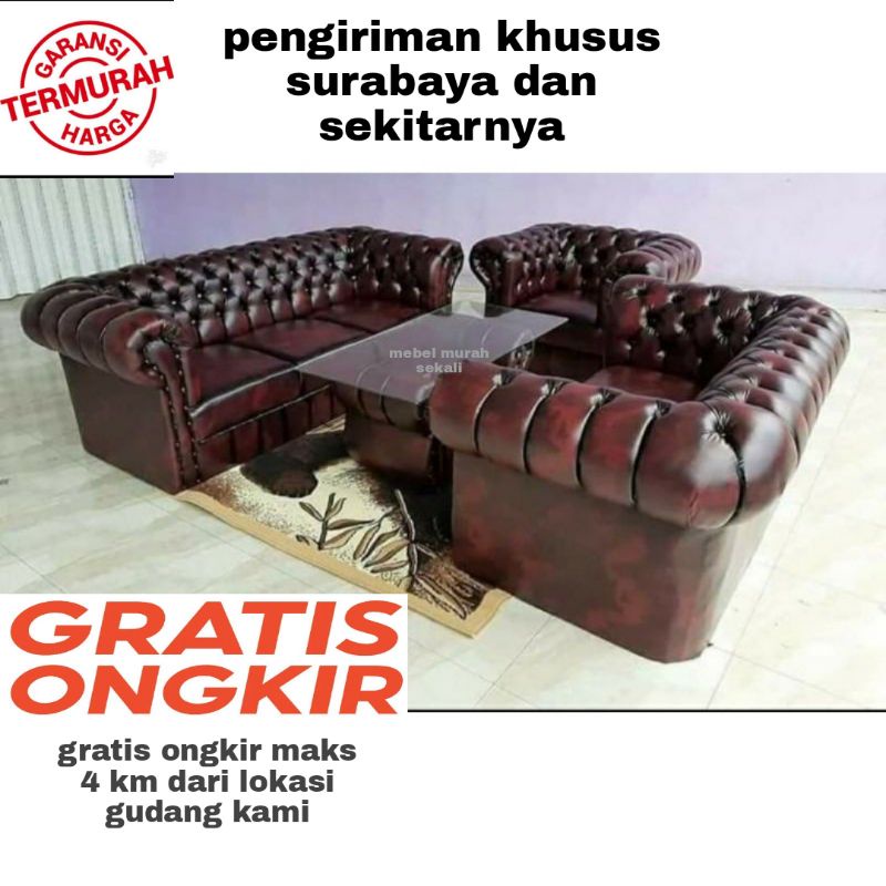 (PROMO) Sofa Chesterfield Europe Set 3 2 1 / Sofa chesterfield murah