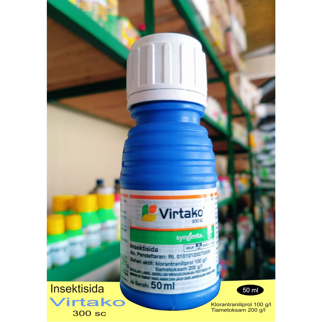 Insektisida VIRTAKO 50ml Bahan Aktif Klorantraniliprol 100 g/l, Tiametoksam 200 g/l