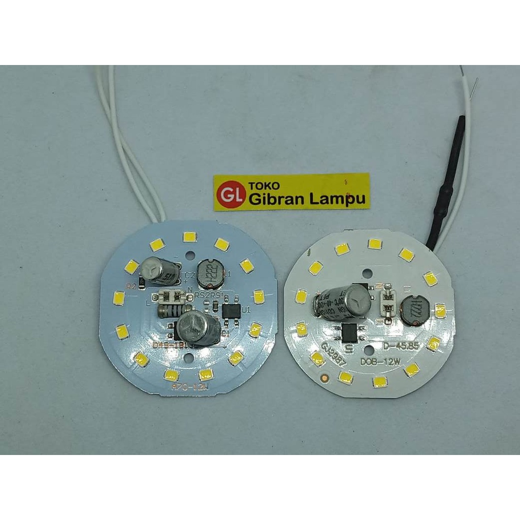 PCB Mata Lampu LED 12w KW1 Tanpa Driver - DOB LED AC 12 Watt Langsung 220V (ACR)