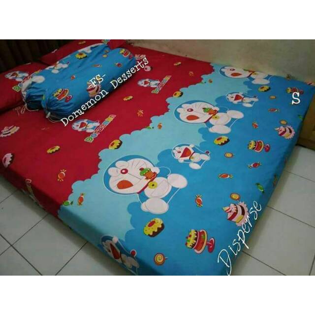 Produsen sprei resleting doraemon homemade katun kendra 