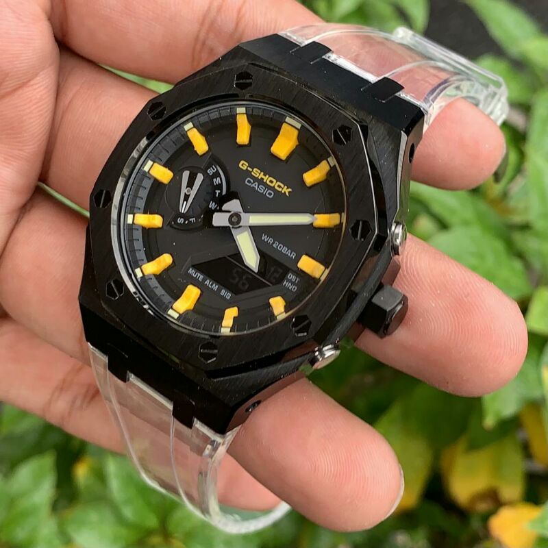 Casio G-shock GA2100 custom strap dan bezel