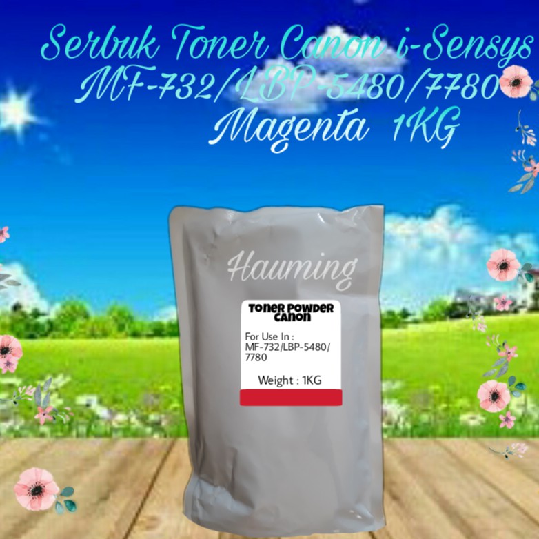 Serbuk Toner Canon MF-732 MF732 LBP-5480 7780 5480c 7780cdn 7780cx LBP5480 LBP7780 Magenta 1kg