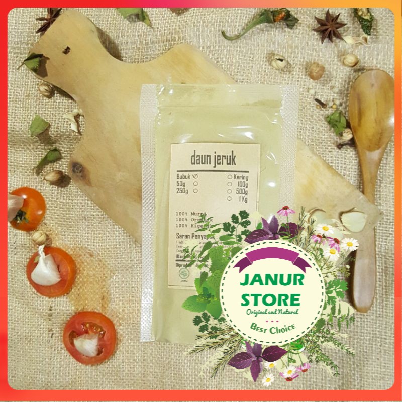 

DAUN JERUK PURUT BUBUK 100 GRAM - Citrus Hystrix - MURNI - JSR - REMPAH - PREMIUM QUALITY