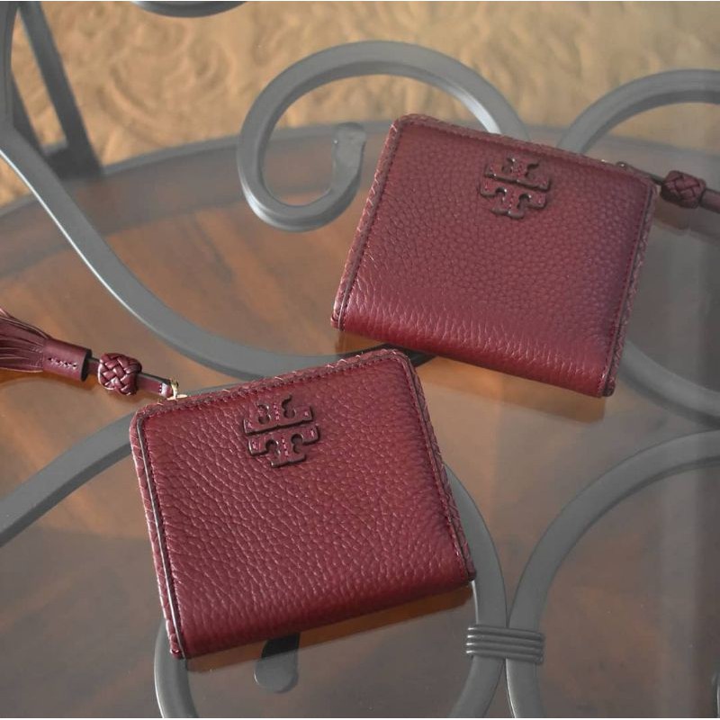 Tory Burch Taylor Mini Wallet Imperial Garnet