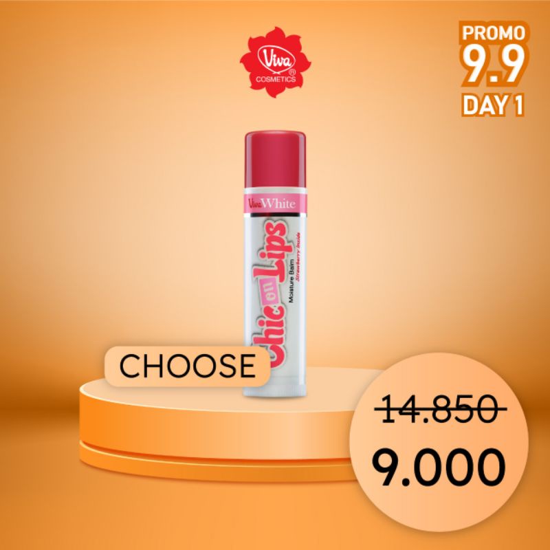 Viva White Lip Balm Chic On Lips Pelembab Bibir Kering