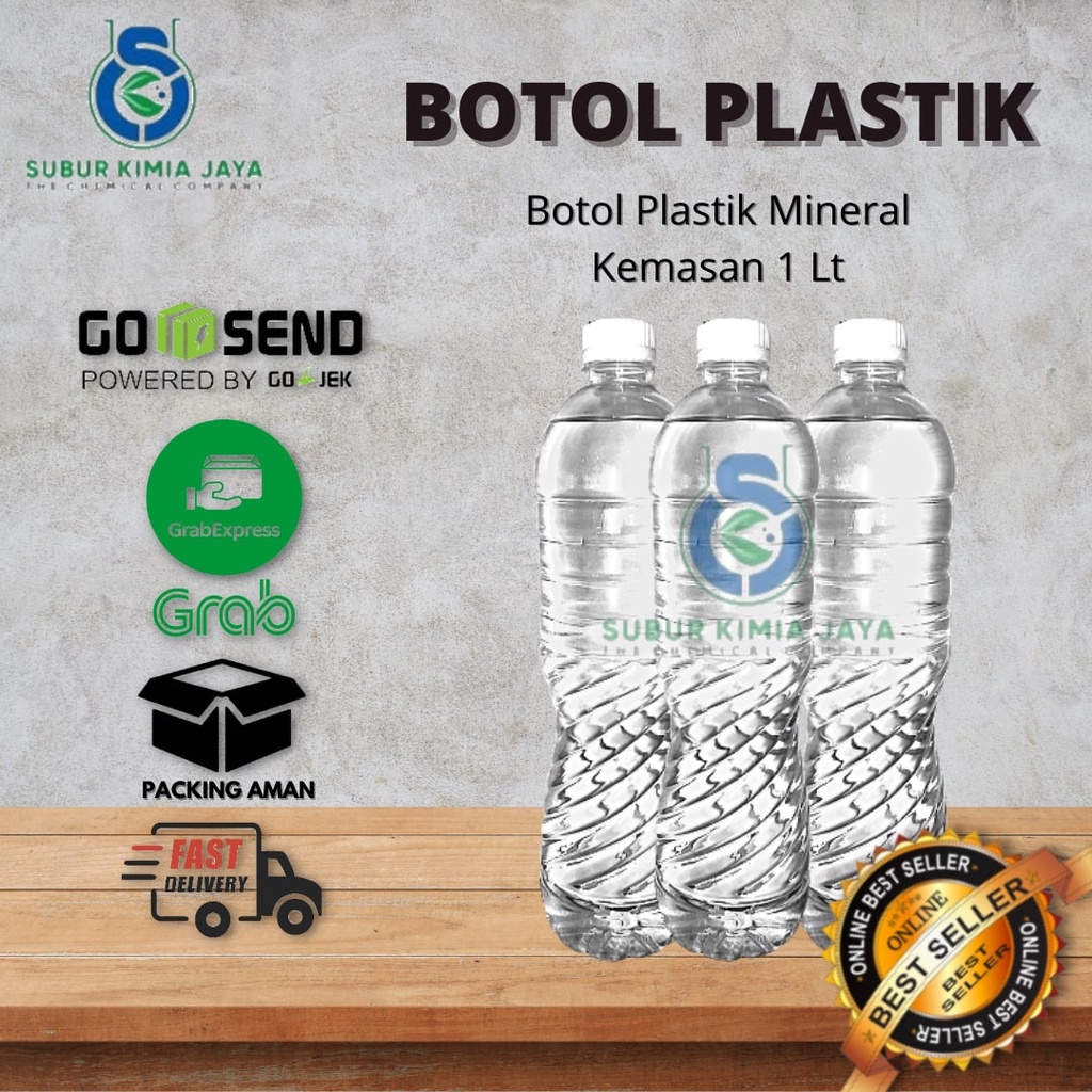 Jual Botol Plastik 1 Liter Botol Aqua 1000 Ml 1 Bal 80 Pcs Shopee Indonesia 1779