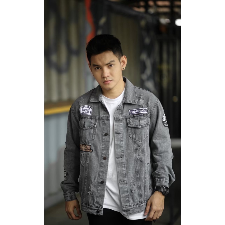 Jaket Denim Pria ORiginal Salvio Hexia