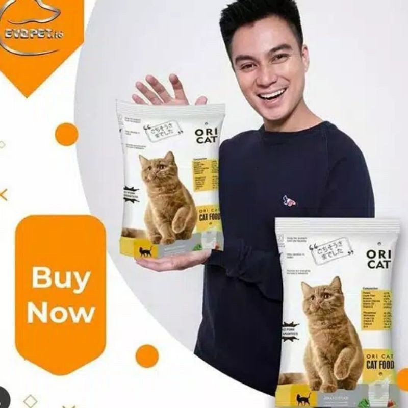 MAKANAN KUCING ORICAT ORI CAT ADULT PREMIUM CAT FOOD BERAT REAL setara bolt