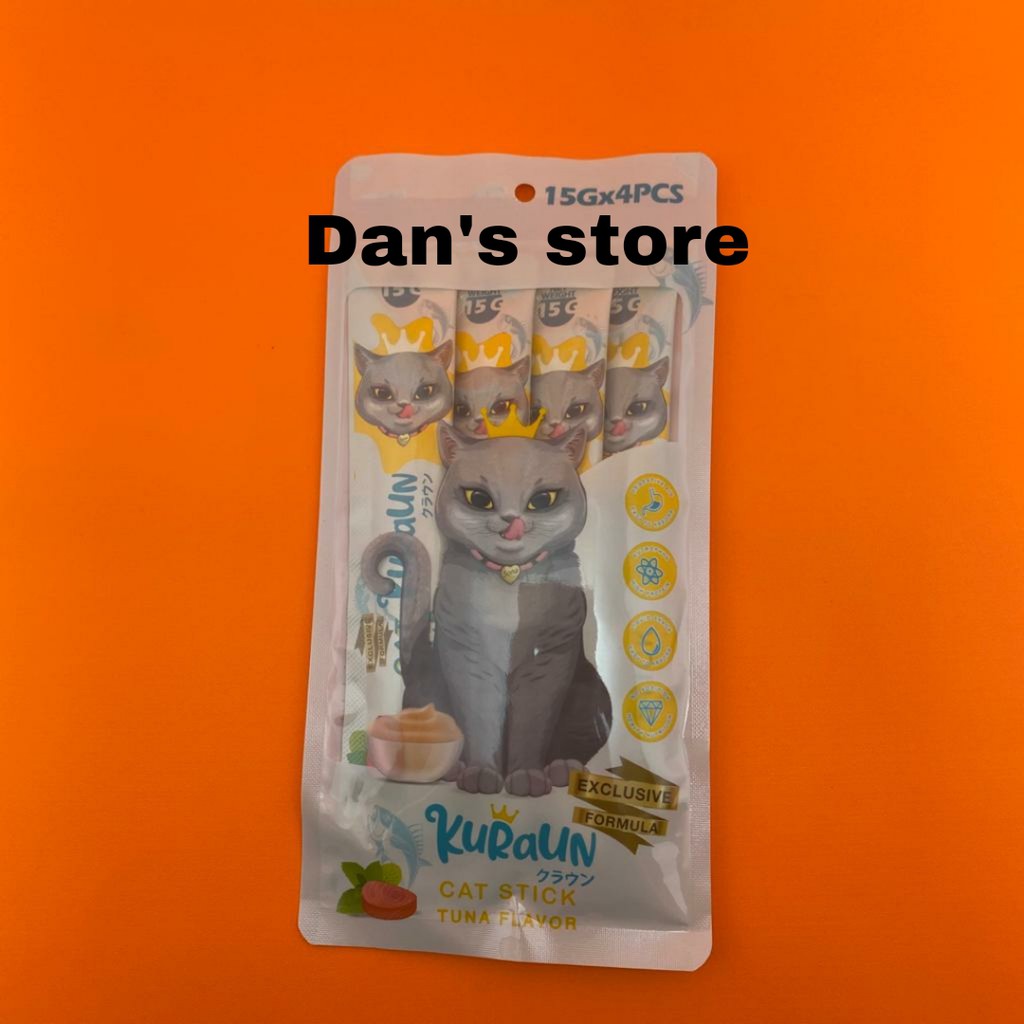 Kuraun Cat Liquid - Cemilan Stick Liquid Snack Kucing