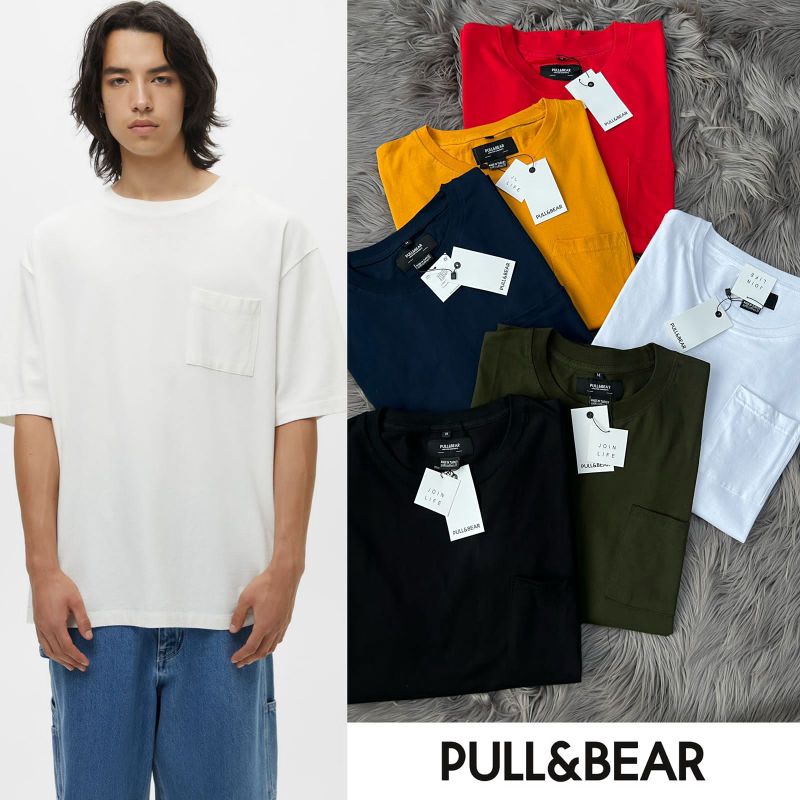 Pull n be** pocket cotton tshirt