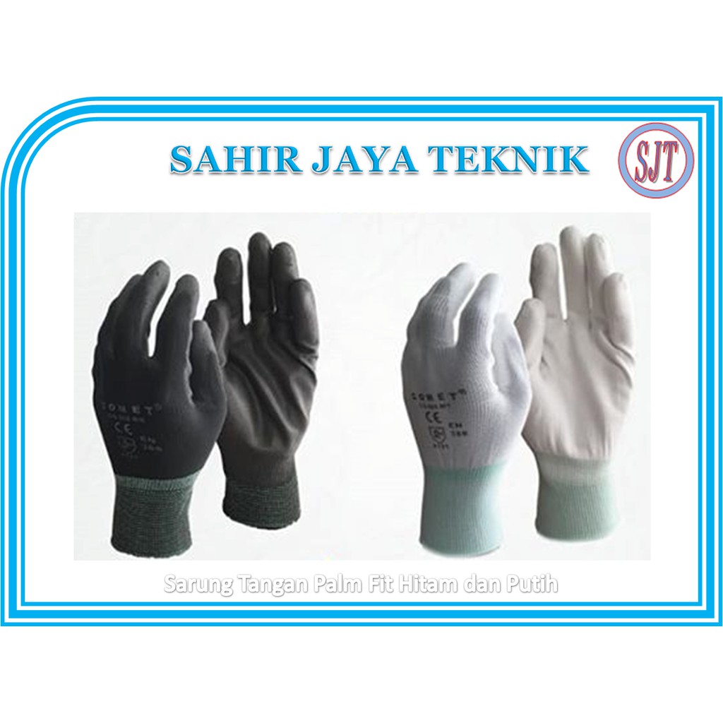 10 Pasang Sarung Tangan Mekanik PU Coated/Sarung Tangan Safety Proyek ...