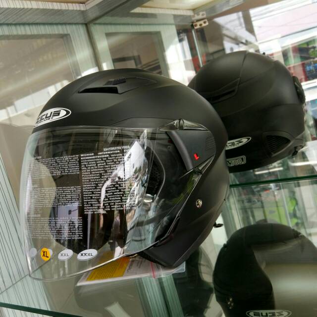 Zeus ZS611 MATT BLACK Z611 Double Visor-2