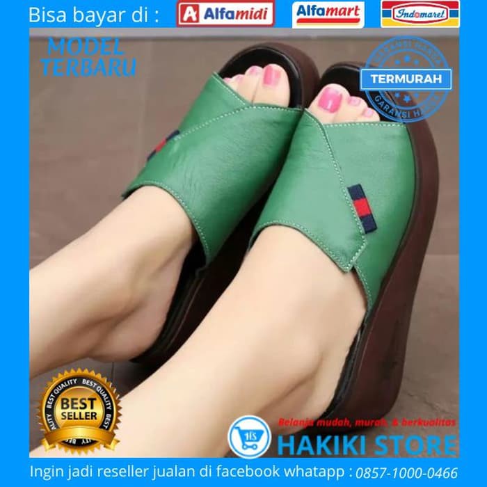 Wedges Santai Main Mall Korea Wanita Datar Flatform Lucu Sepatu  I87I9  Hakiki Sepatu Wanita Wedges